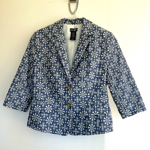 Lord &Taylor Cotton Summer Blazer - Picture 1 of 10